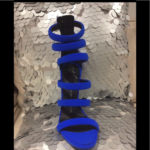 Giuseppe Zanotti Shoes - ❗️SOLD❗️Giuseppe Zanotti Blue High Heel Sandals